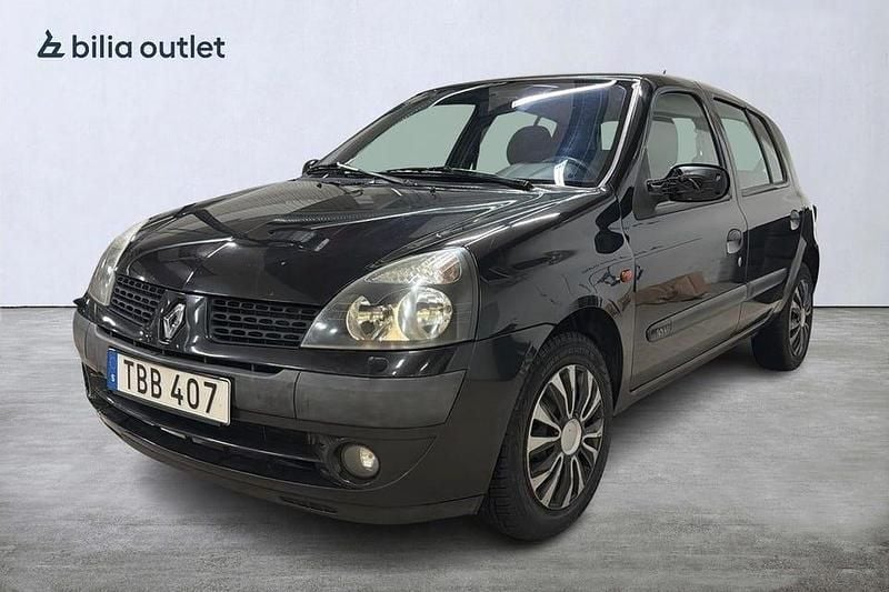 Svart Begagnad 2001 Renault Clio II Halvkombi | 9 990 kr (Marknadspris) - Bild 1/4