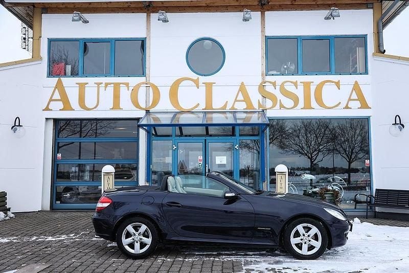 Begagnad Mercedes SLK200 163 HK (119 kW) 2005 Mörkblå metallic Cab