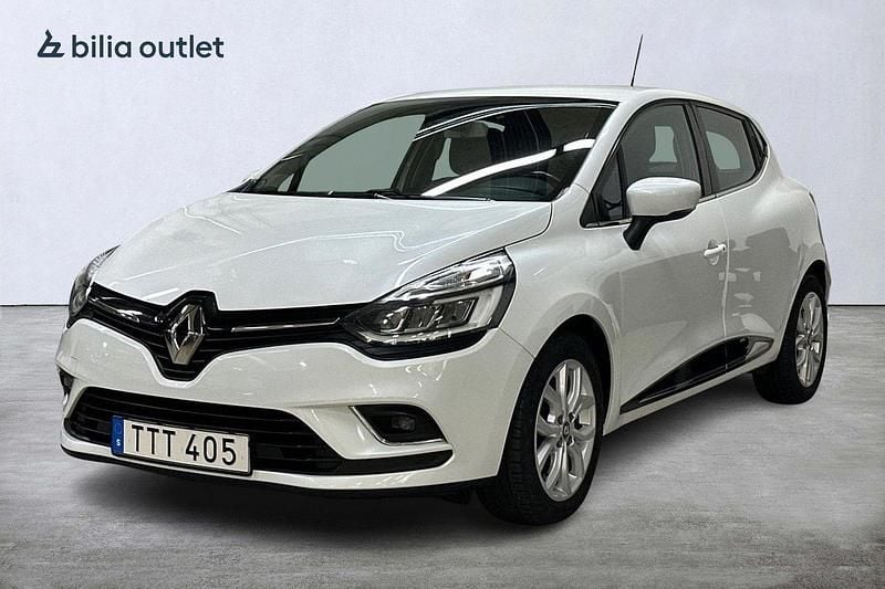 Vit Begagnad 2018 Renault Clio IV Intens Halvkombi | 89 900 kr (Marknadspris) - Bild 1/3