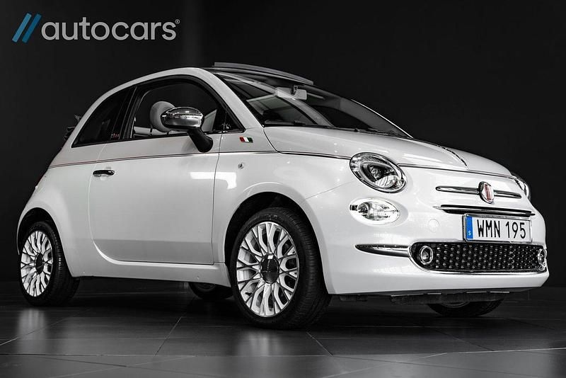Vit Begagnad 2017 Fiat 500C Cab | 149 000 kr (Lite dyr) - Bild 1/4