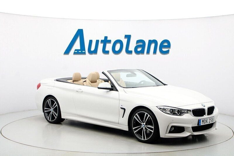 Vit Begagnad 2015 BMW 420 M Sport Cab | 289 900 kr (Marknadspris) - Bild 1/3