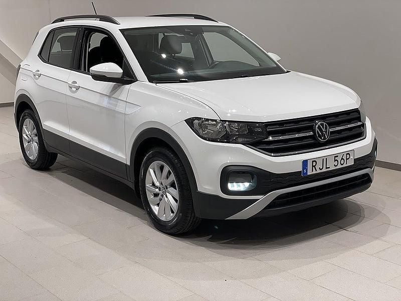 Pure white Begagnad 2023 VW T-Cross SUV | 182 900 kr (Bra pris) - Bild 1/3