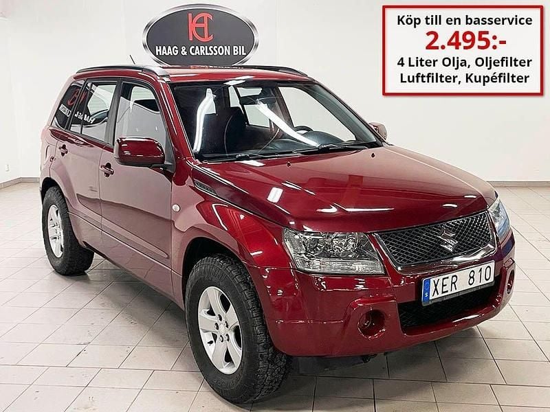 Röd Begagnad 2005 Suzuki Grand Vitara SUV | 59 000 kr (Bra pris) - Bild 1/4