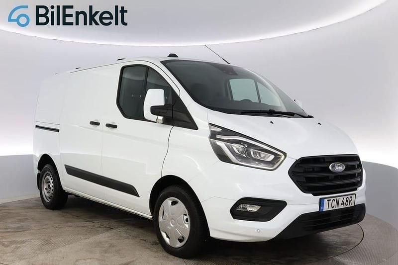 Vit Begagnad 2021 Ford Transit Custom Van | 268 900 kr (Marknadspris) - Bild 1/4