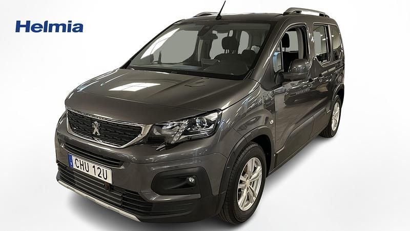 Grå Begagnad 2019 Peugeot Rifter Minibuss | 177 900 kr - Bild 1/4