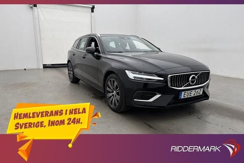 Svart Begagnad 2021 Volvo V60 Inscription Kombi | 279 800 kr (Marknadspris) - Bild 1/4