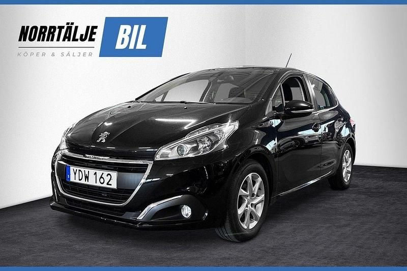 Svart Begagnad 2016 Peugeot 208 Halvkombi | 59 900 kr (Superpris) - Bild 1/3