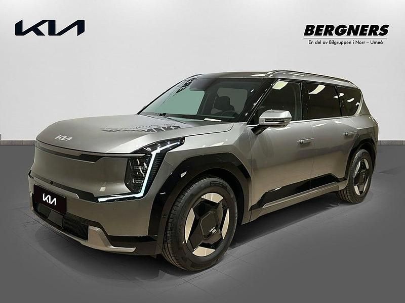 Grå Ny 2025 Kia EV9 Plus SUV | 849 900 kr - Bild 1/4