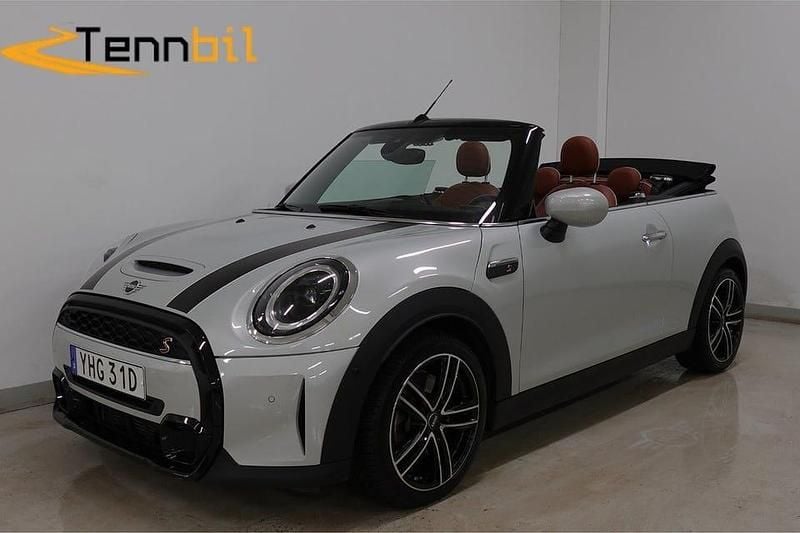 Silver Begagnad 2022 Mini Cooper S Cabriolet Cab | 289 900 kr - Bild 1/4