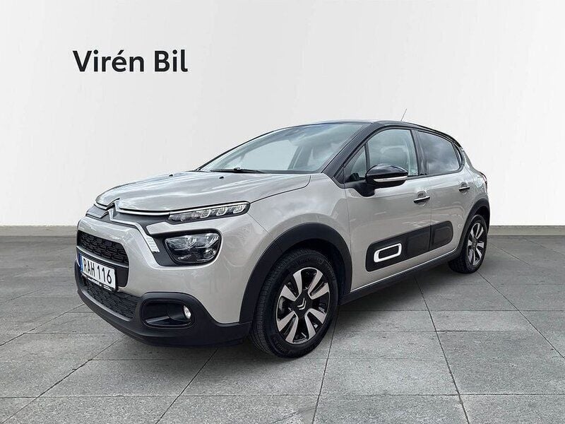 Grå Begagnad 2023 Citroën C3 PureTech Halvkombi | 189 000 kr (Lite dyr) - Bild 1/1