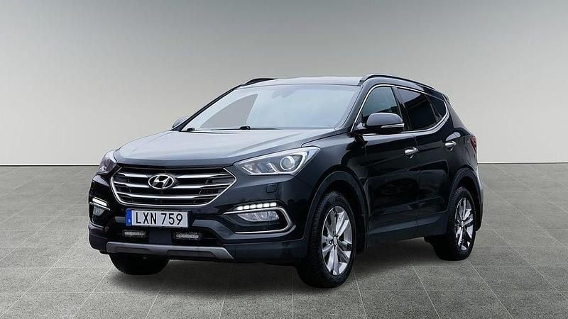 Begagnad Hyundai Santa Fe Premium 203 HK (149 kW) 2015 Svart SUV