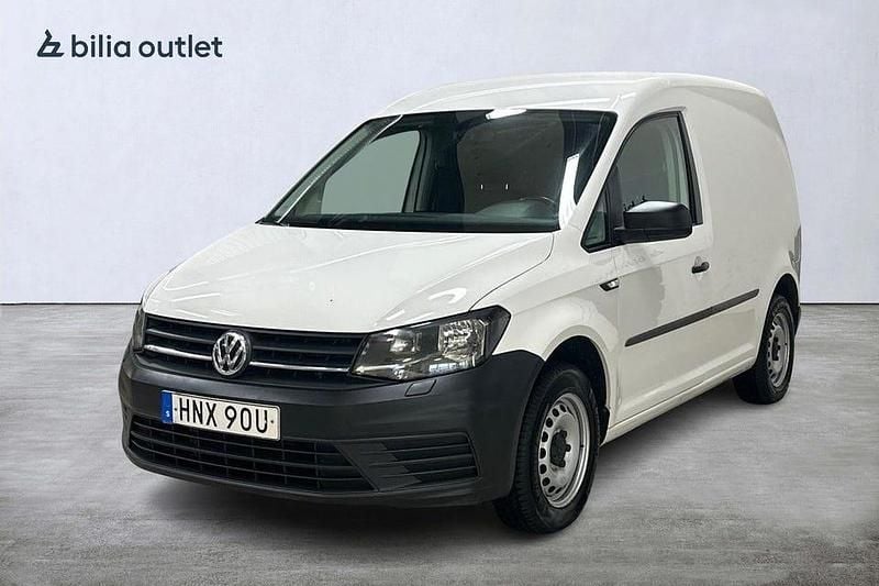 Vit Begagnad 2020 VW Caddy Minibuss | 109 900 kr (Marknadspris) - Bild 1/3