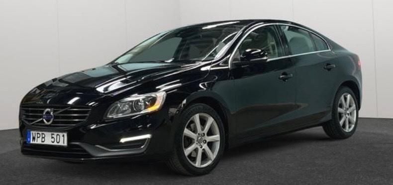 Svart Begagnad 2014 Volvo S60 Summum Sedan | 114 900 kr (Bra pris) - Bild 1/3