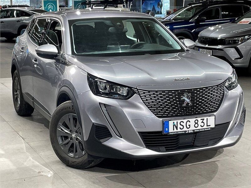 Grå Begagnad 2021 Peugeot e-2008 Active SUV | 189 900 kr (Marknadspris) - Bild 1/4