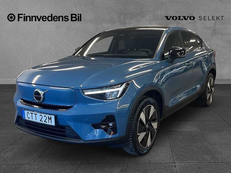 Blå Begagnad 2023 Volvo EC40 Plus SUV | 374 000 kr (Marknadspris) - Bild 1/4