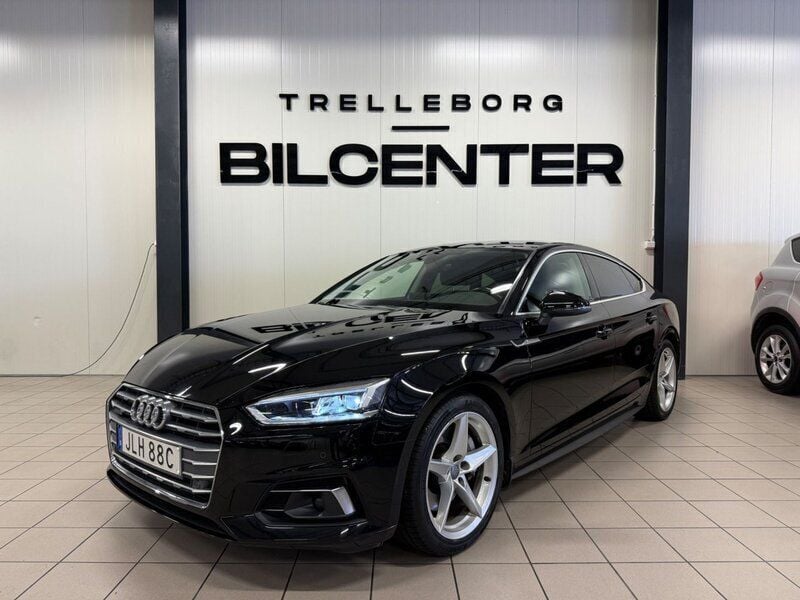 Svart Begagnad 2019 Audi A5 Sportback Proline Halvkombi | 269 900 kr (Bra pris) - Bild 1/4