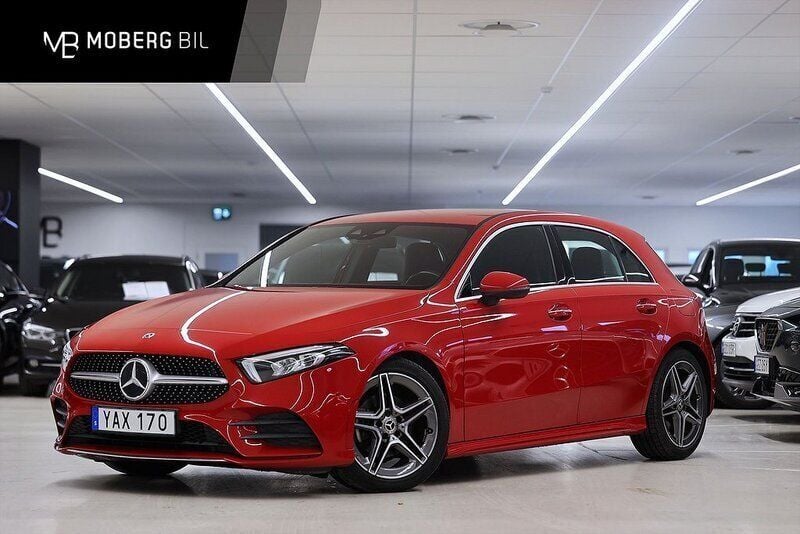 Röd Begagnad 2018 Mercedes A200 AMG Kombi | 269 900 kr (Marknadspris) - Bild 1/3