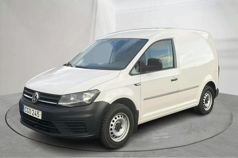 Vit Begagnad 2019 VW Caddy Minibuss | 89 000 kr (Superpris) - Bild 1/4
