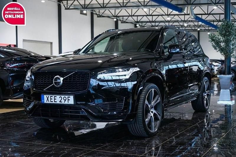 Svart Begagnad 2021 Volvo XC90 R-Design SUV | 499 502 kr - Bild 1/4