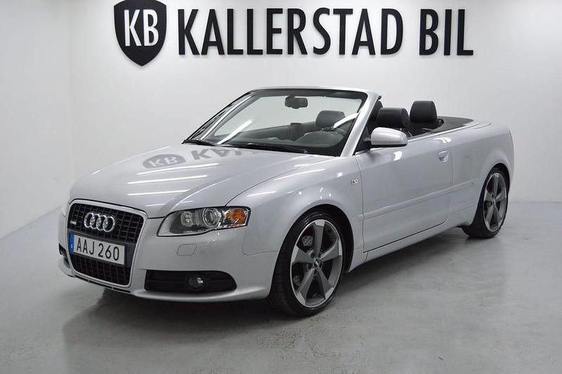 Silver Begagnad 2007 Audi A4 Cabriolet S-Line Cab | 144 900 kr - Bild 1/4