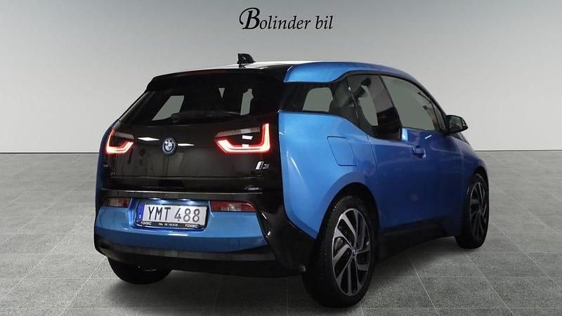 Begagnad BMW i3 Comfort Edition 125 kW (170 HK) 2017 Blå Halvkombi