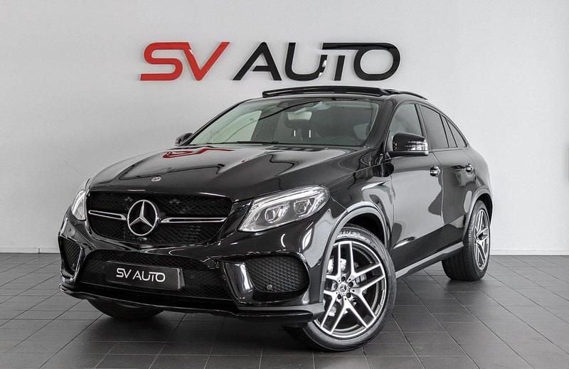 Svart Begagnad 2017 Mercedes GLE350 AMG Sportkupé | 419 900 kr (Bra pris) - Bild 1/4