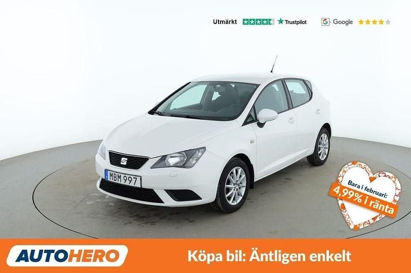 Begagnad Seat Ibiza Style 91 HK (66 kW) 2017 Vit Halvkombi