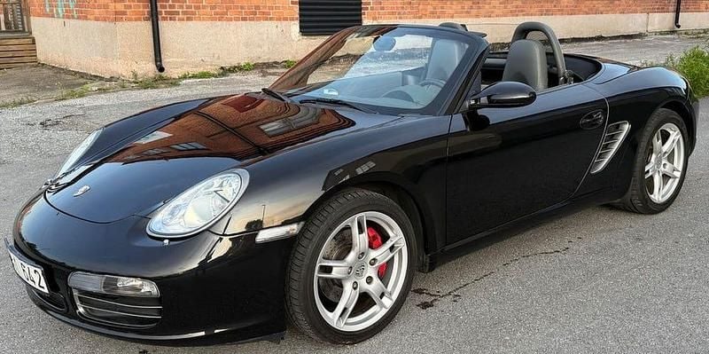 Svart Begagnad 2005 Porsche Boxster S Cab | 299 900 kr - Bild 1/4