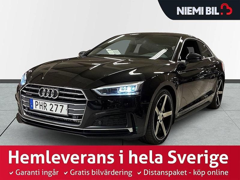Svart Begagnad 2017 Audi A5 S-Line Sportkupé | 229 800 kr - Bild 1/3