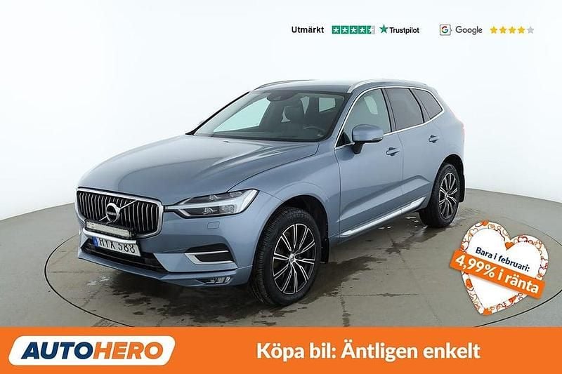 Ljusblå Begagnad 2017 Volvo XC60 Inscription SUV | 351 000 kr (Marknadspris) - Bild 1/4