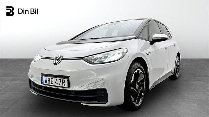 Begagnad VW ID.3 Pro Performance 150 kW (204 HK) 2023 Vit Halvkombi