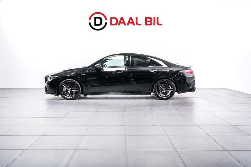 Svart Begagnad 2019 Mercedes CLA35 AMG AMG Sportkupé | 379 700 kr (Bra pris) - Bild 1/4