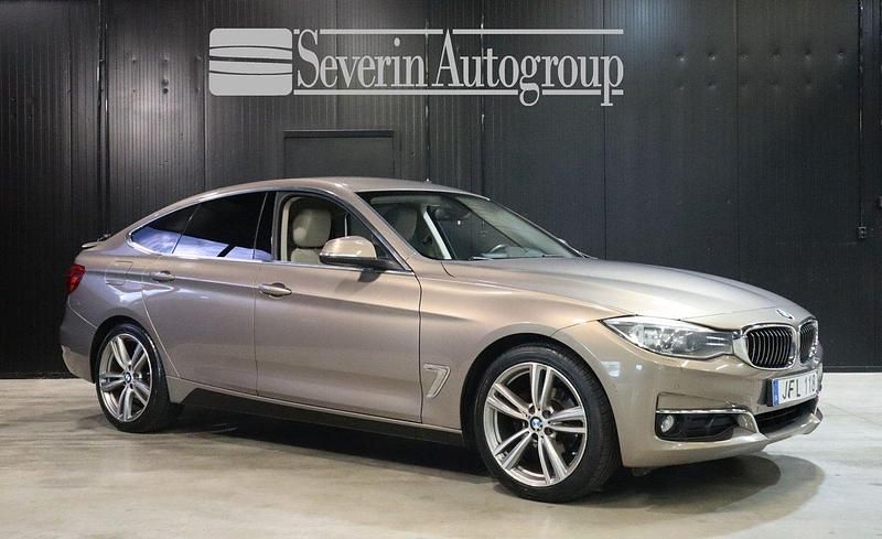 Ljusbrun Begagnad 2015 BMW 318 Gran Turismo Luxury Line Halvkombi | 109 900 kr (Lite dyr) - Bild 1/4