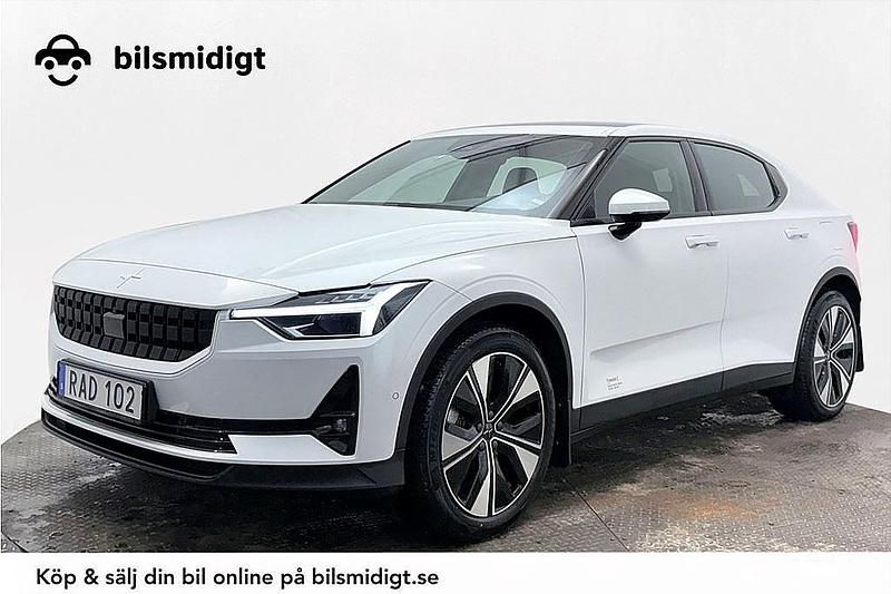 Begagnad Polestar 2 Pilot 300 kW (408 HK) 2022 Vit Halvkombi