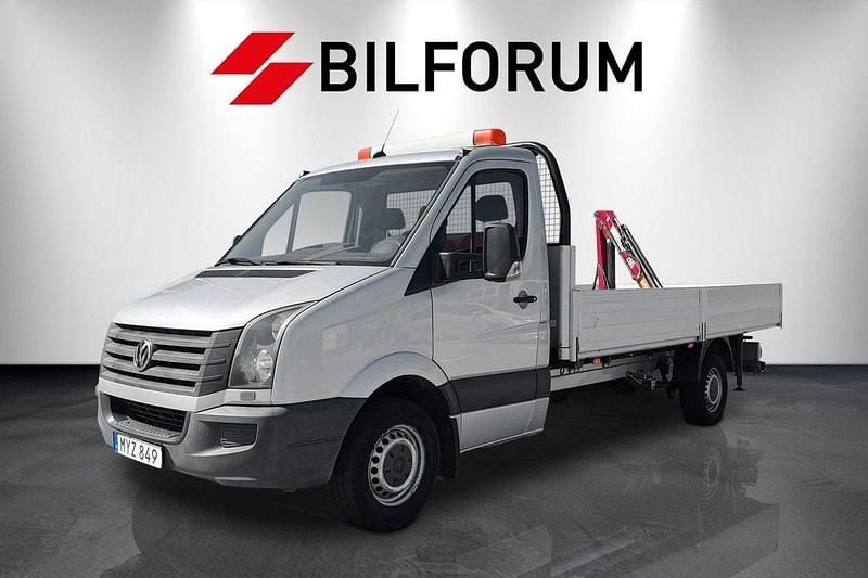 Grå (vit) Begagnad 2016 VW Crafter Van | 229 900 kr (Dyr) - Bild 1/4