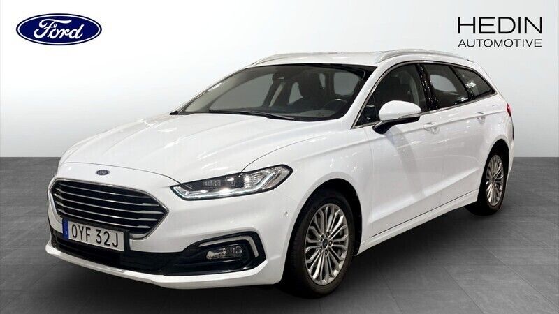 Vit (white) Begagnad 2021 Ford Mondeo Titanium Kombi | 234 900 kr (Marknadspris) - Bild 1/4