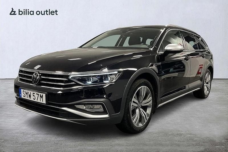 Svart Begagnad 2022 VW Passat Alltrack Kombi | 249 900 kr (Bra pris) - Bild 1/3