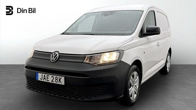 Vit (candyvit) Begagnad 2023 VW Caddy Minibuss | 279 900 kr (Superpris) - Bild 1/4