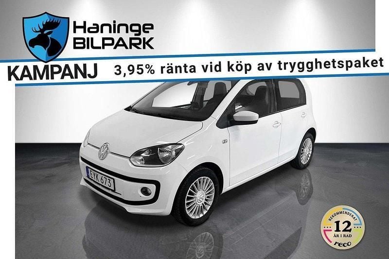 Vit Begagnad 2015 VW up! high up! Halvkombi | 74 900 kr (Marknadspris) - Bild 1/1