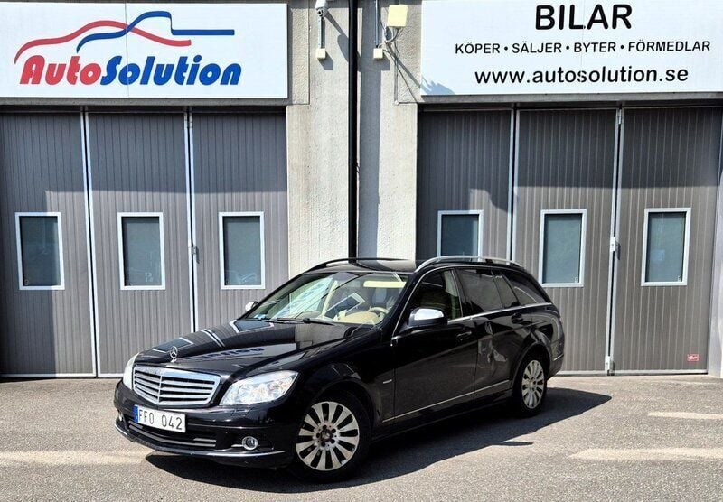 Svart Begagnad 2008 Mercedes C180 Kombi | 39 900 kr (Bra pris) - Bild 1/4