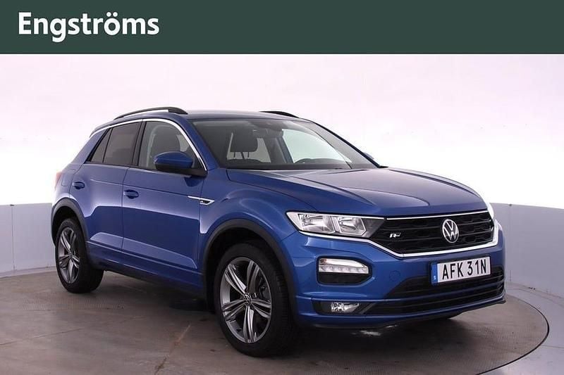 Begagnad VW T-Roc R-line 150 HK (110 kW) 2020 Blå SUV