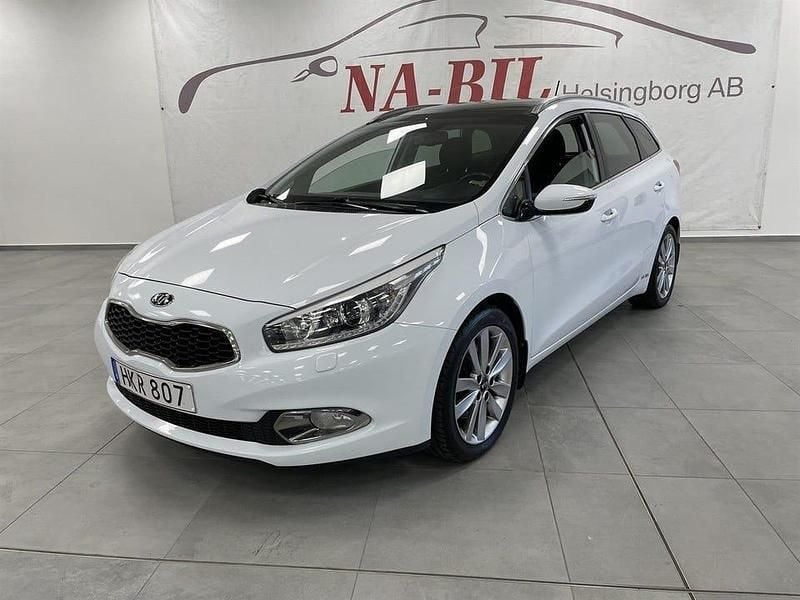 Vit Begagnad 2014 Kia Ceed Sportswagon Comfort Kombi | 89 900 kr (Marknadspris) - Bild 1/4