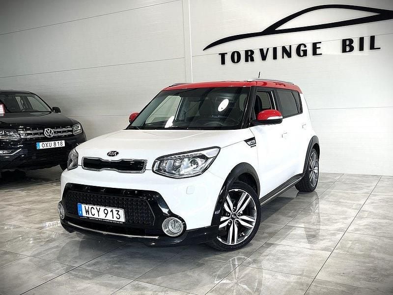 Vit Begagnad 2015 Kia Soul SUV | 84 900 kr (Marknadspris) - Bild 1/4