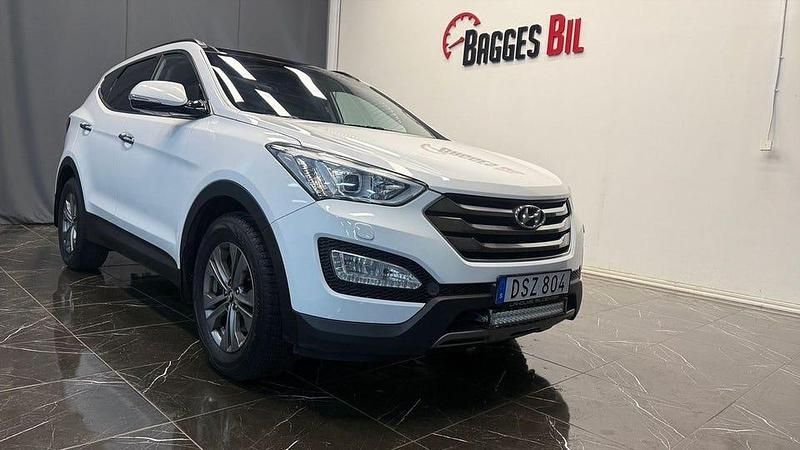 Vit Begagnad 2014 Hyundai Santa Fe SUV | 149 900 kr (Marknadspris) - Bild 1/4