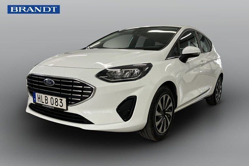 Vit Begagnad 2023 Ford Fiesta Halvkombi | 169 900 kr - Bild 1/4