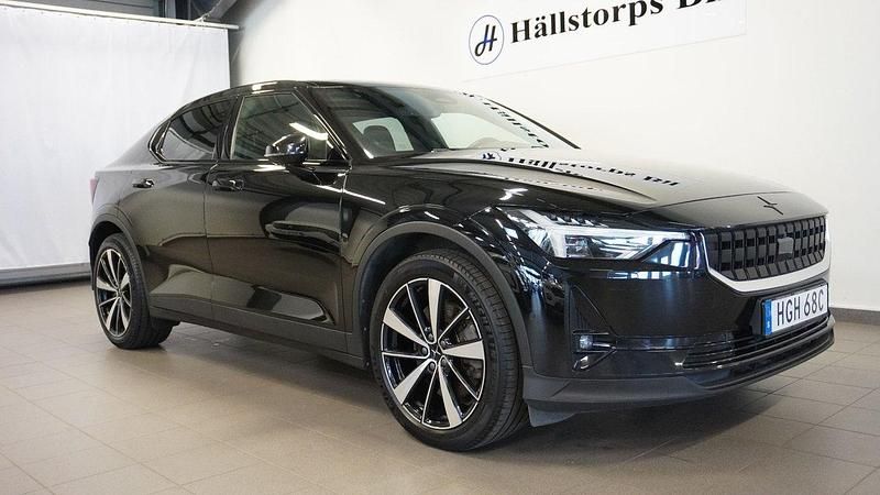 Svart Begagnad 2021 Polestar 2 Long Range Dual motor Sedan | 339 900 kr (Marknadspris) - Bild 1/4