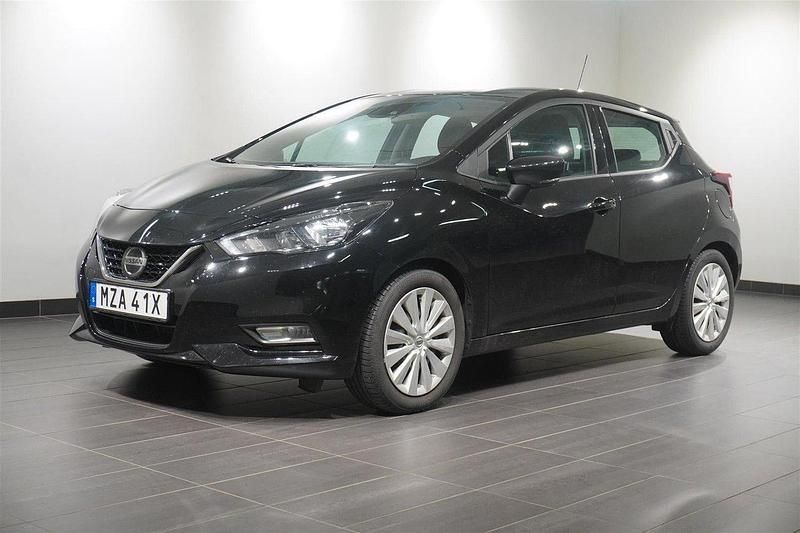 Svart Begagnad 2022 Nissan Micra Acenta Halvkombi | 159 900 kr (Marknadspris) - Bild 1/2