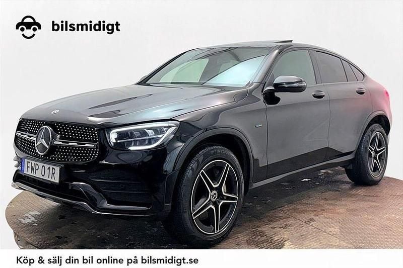 Begagnad Mercedes GLC300 AMG 320 HK (235 kW) 2021 Svart Sportkupé