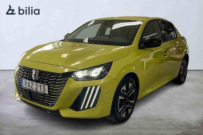Gul Begagnad 2023 Peugeot 208 Halvkombi | 179 000 kr - Bild 1/1