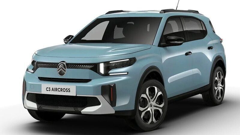 Blå Ny 2025 Citroën C3 Aircross SUV | 233 700 kr - Bild 1/4